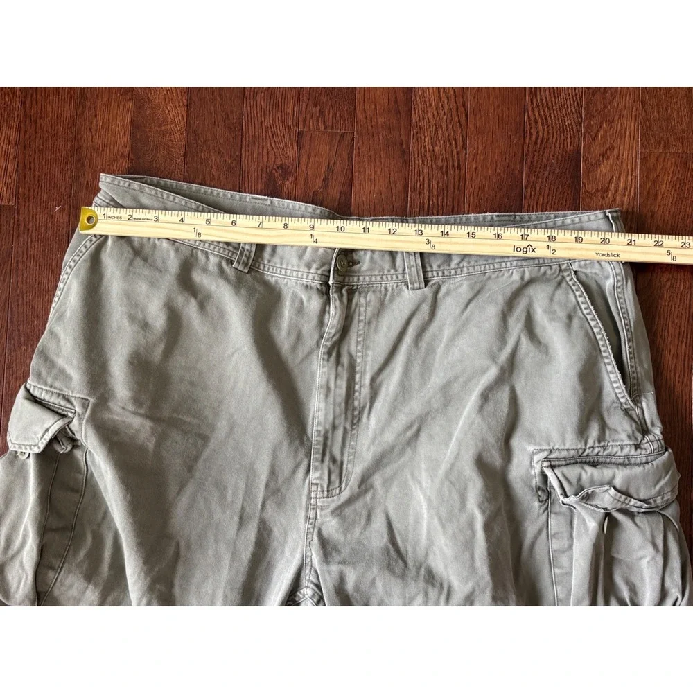 Polo Ralph Lauren Mens Cargo Shorts Size 42 Green Cotton Twill Utility Relaxed
